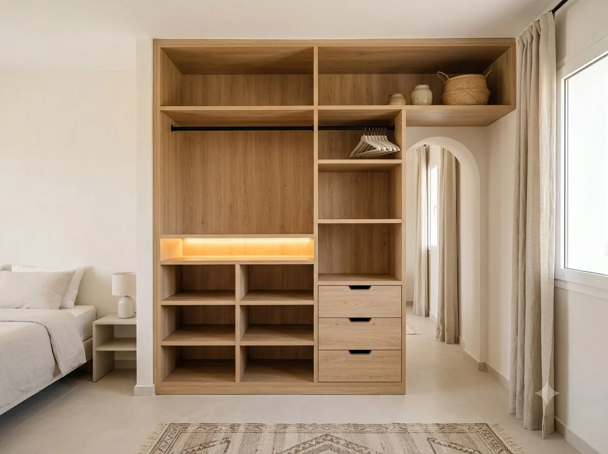Réalisation : dressing sur mesure toute hauteur